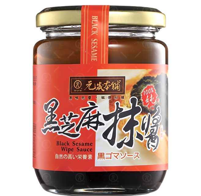 元歲本舖 黑芝麻抹醬, 250g, 250ml, 1罐