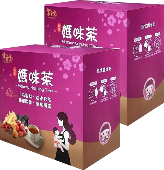紫金堂 媽咪茶 10包, 800g, 2盒