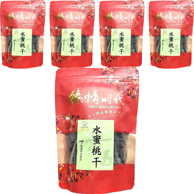 啡茶不可 水蜜桃乾, 250g, 5包
