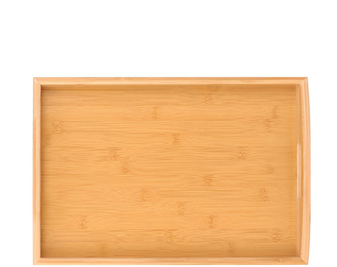 提把日式木托盤 D212, 1個, 原木色