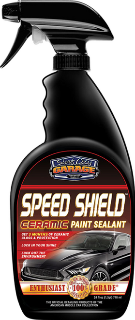 SURF CITY GARAGE 衝浪城車庫 極速陶瓷鍍膜劑 710ml 3個月長效陶瓷鏡面防護 烤漆光澤鎖定, 1罐