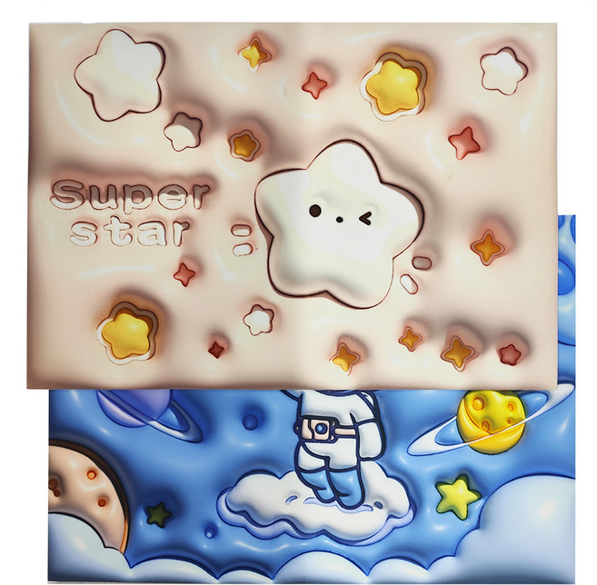 3D立體感廚房吸水桌面碗盤瀝水墊 222g, 1層, 款式隨機, 2個