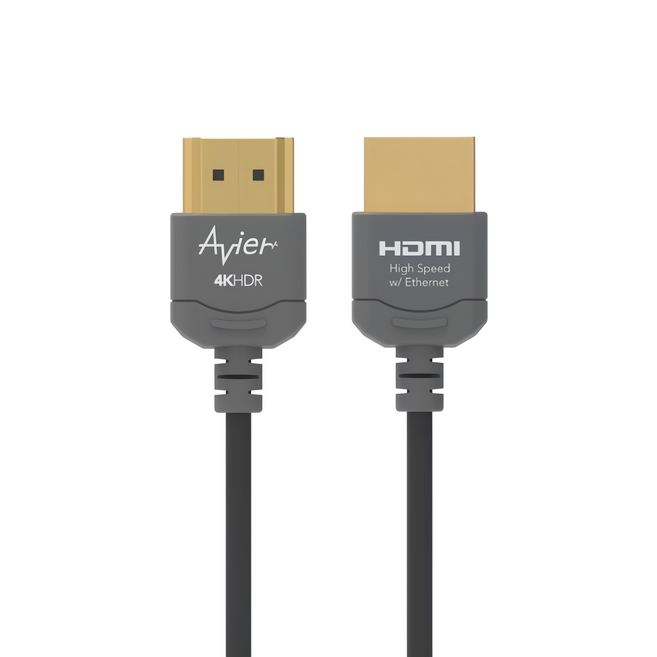 Avier Fit 極細 超高清影音傳輸線 HDMI A 公對公, 1.8m, 1條