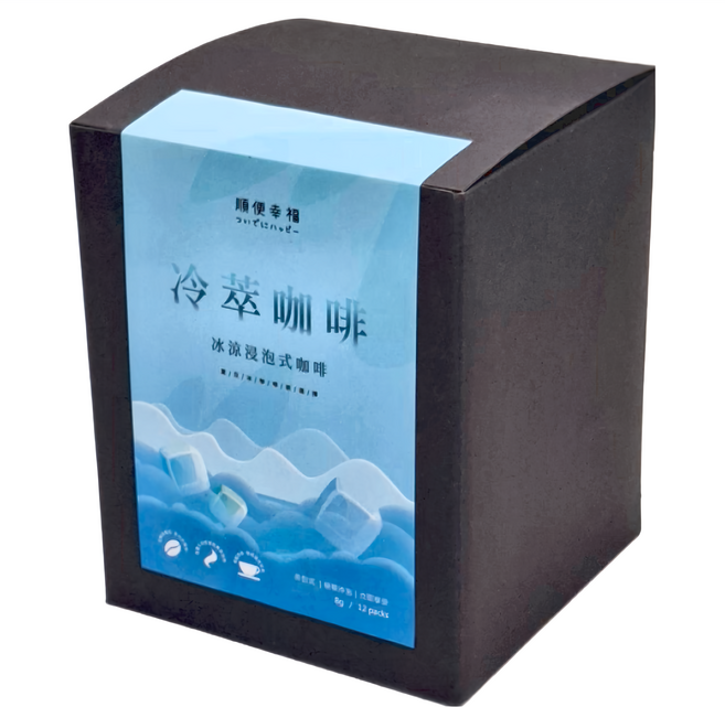 順便幸福 冷萃咖啡 哥倫比亞 浸泡, 8g, 12包, 1盒