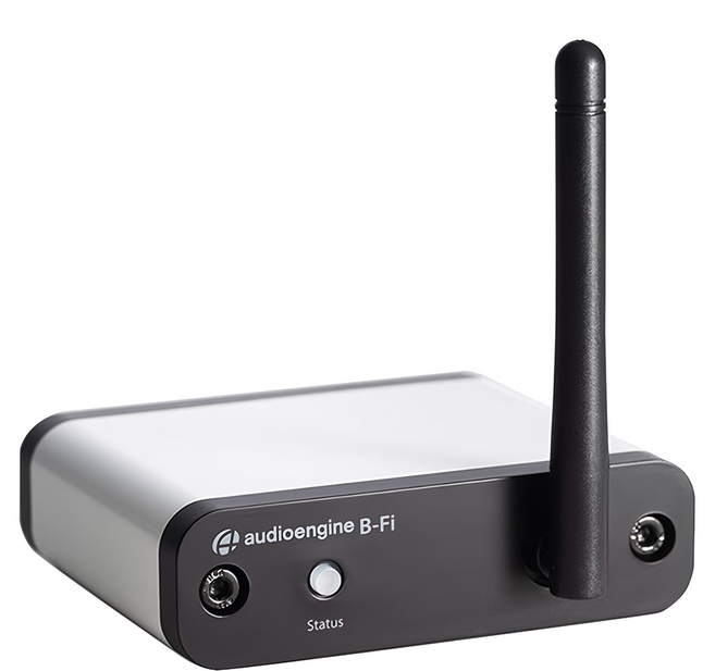 Audioengine B-Fi Wi-Fi無線音樂串流播放器 兼容Android和iOS系統 配備ES9023晶片, 1個, Black