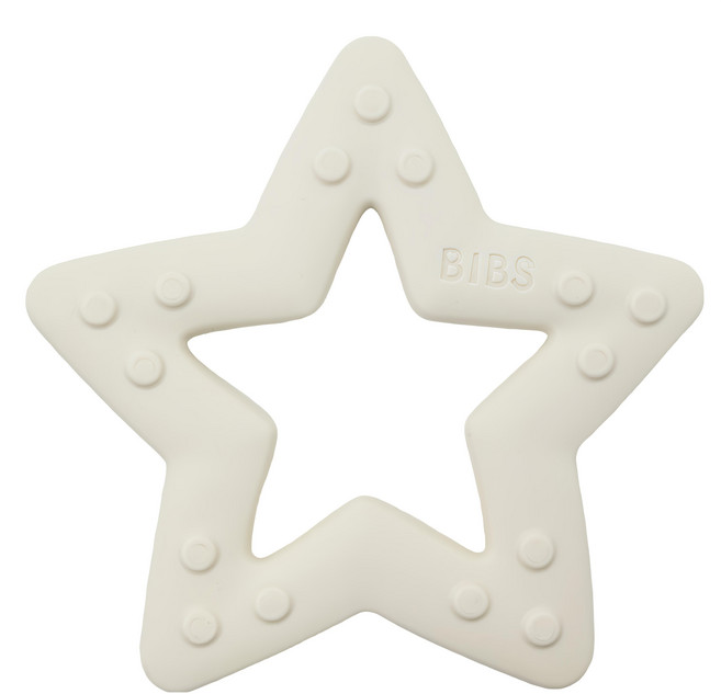BIBS Baby Bitie 固齒器, 星星象牙白, 1個