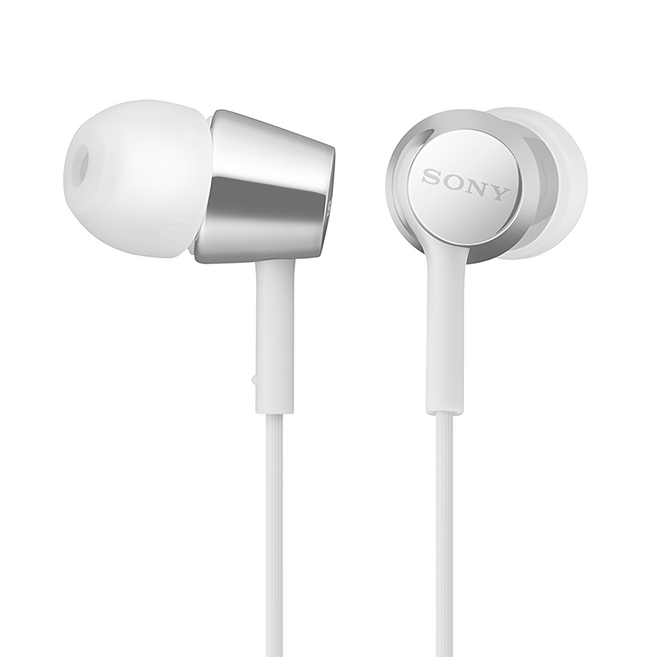 SONY 索尼 入耳式耳機, MDR-EX155, 白色