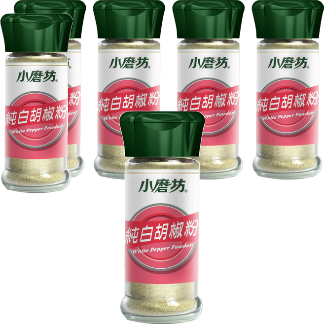 小磨坊 純白胡椒粉, 30g, 6瓶