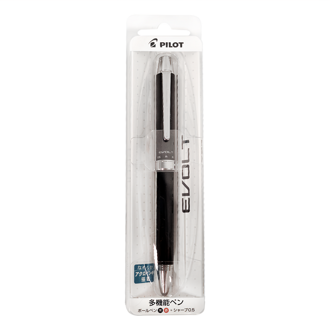 PILOT 百樂 EVOLT 多機能筆 原子筆+自動鉛筆 0.5, 黑色, 1支