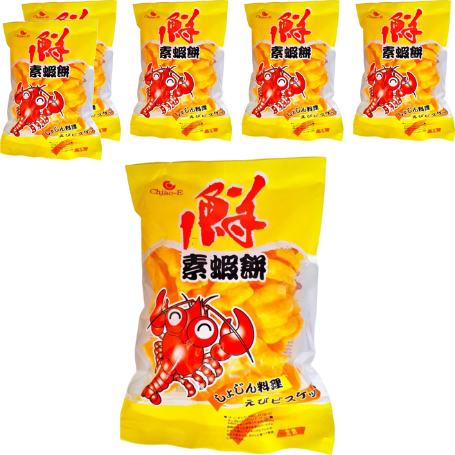 Chiao-E 巧益 素蝦餅, 80g, 6包