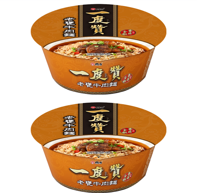維力 一度贊 老甕牛肉麵, 2入