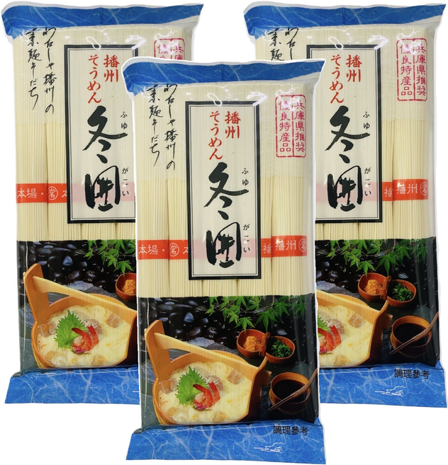 Marutsune 冬圍播州素麵, 250g, 3包