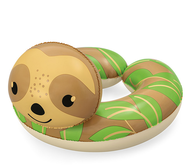 Bestway 54469 夾式兒童泳圈 36405, 1個, 樹懶 棕色