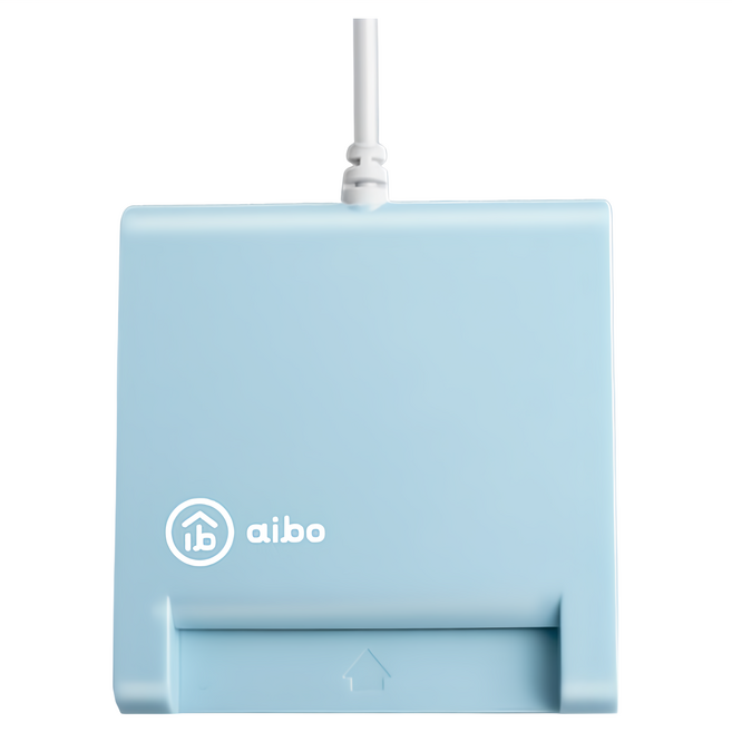 aibo AB22 ATM晶片讀卡機, 藍色, ICCARD-AB22-B, 1個