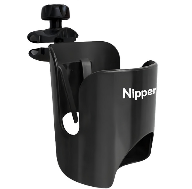 Nipper Ultimate 杯架 適用於大多數嬰兒車 夾式設計, 1個