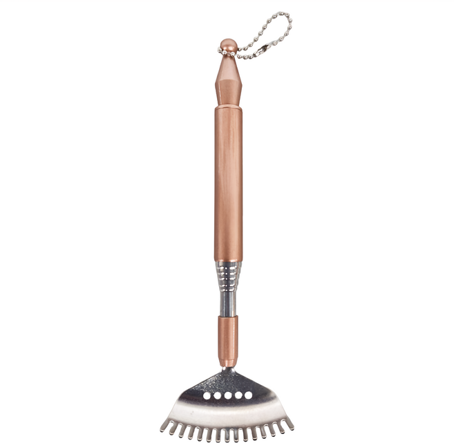 名仕 15爪扇型伸縮抓背器, 粉色, 1支