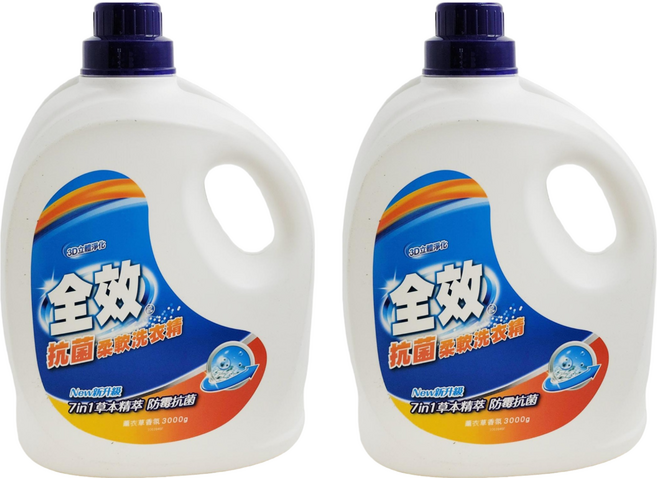 毛寶 全效 抗菌柔軟洗衣精 薰衣草香氛, 3kg, 2桶