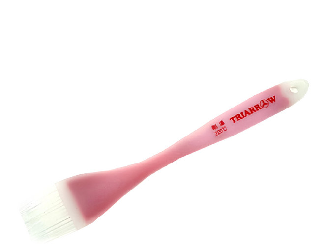 TRIARROW 三箭牌 矽膠毛刷 耐熱220°C, 粉色, 1支