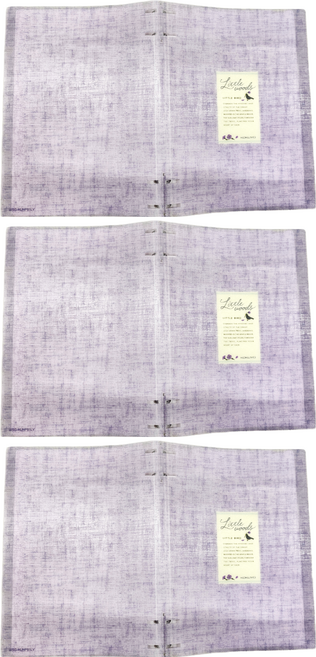 KOKUYO 國譽 LittleWoods 2 x 2收納活頁夾 B5 264 x 195 x 17mm, 紫色, 3個