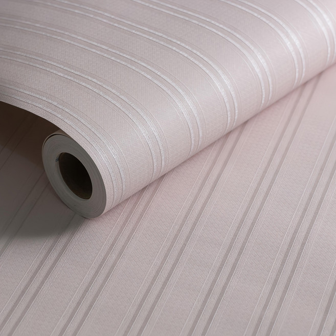 WE CHAMP 環保無紡布自黏式壁紙 WTB-799, 簡約格紋米灰