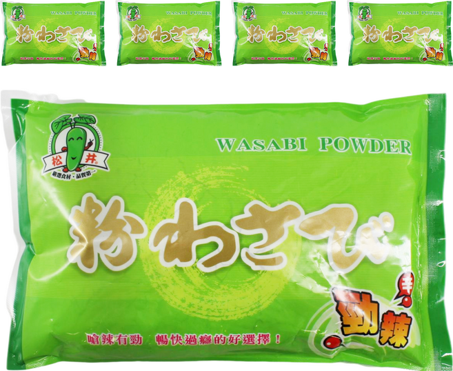 松井 勁辣山葵粉, 300g, 5包