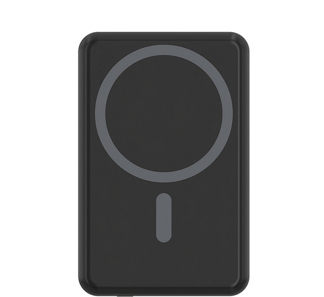 mophie essentials Snap + Powerstation 5K 磁吸便攜行動電源 5000mAh電池 高達10W無線充電, SNP-ESS-PS-5K, 黑色