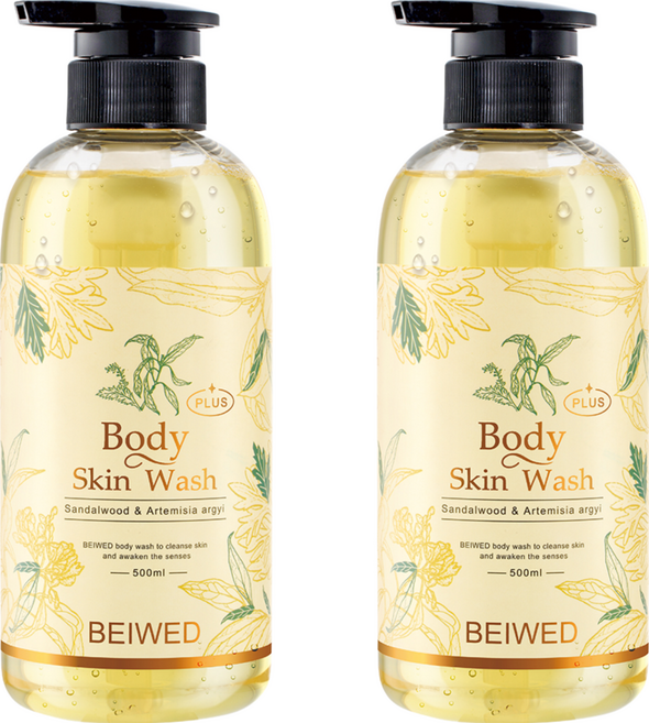 BEIWED 貝薇美學 檀香艾草沐浴露 Plus, 500ml, 2瓶