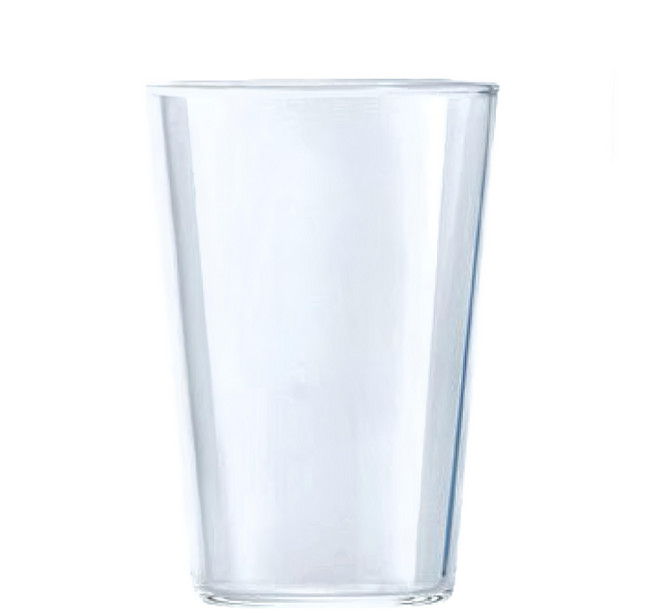 THE 經典玻璃杯 T(中) 350ml, 1個, 透明色