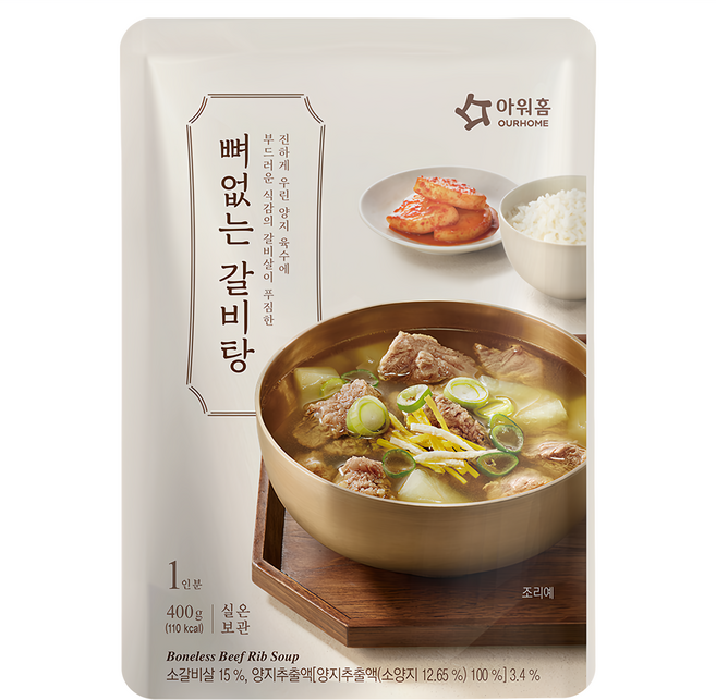OURHOME 無骨排骨湯, 400g, 1包