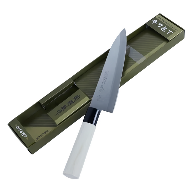 關鍔藏 作牛刀, 銀色 + 原木色, 1支