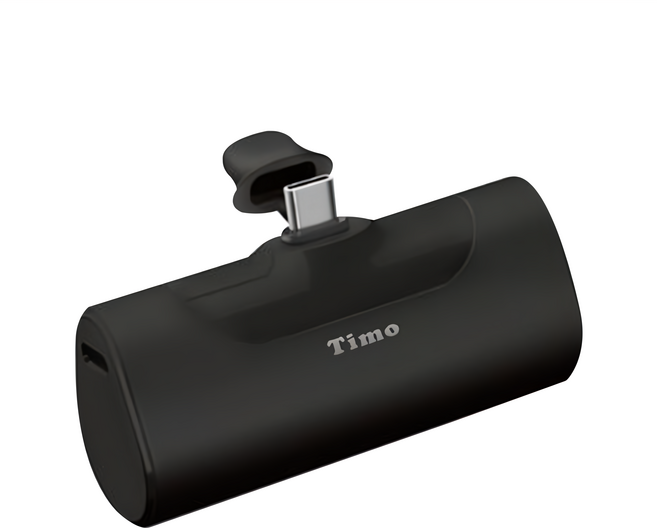 Timo PD行動電源 4800mAh Type-C, TMC48, 黑色