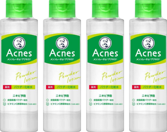 MENTHOLATUM 曼秀雷敦 Acnes 抗痘粉狀調理水, 180ml, 4件