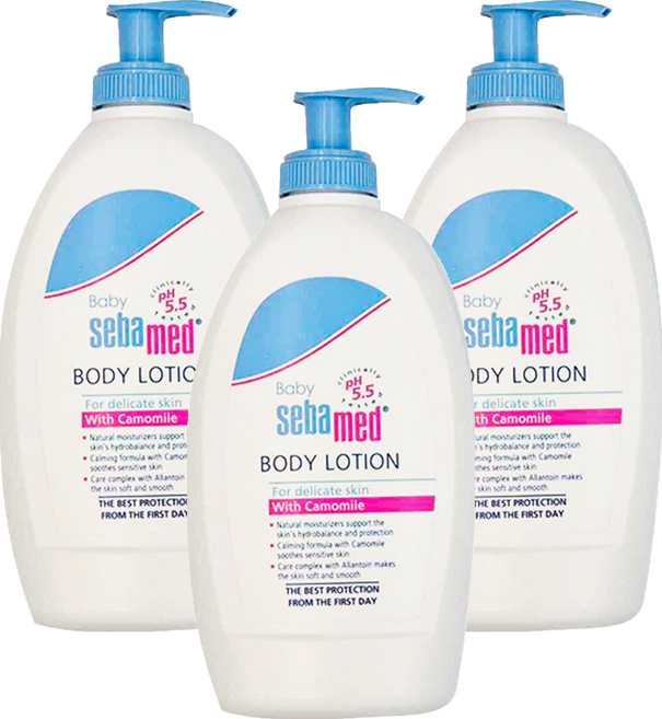 Baby sebamed 施巴 嬰兒潤膚乳液, 400ml, 3瓶