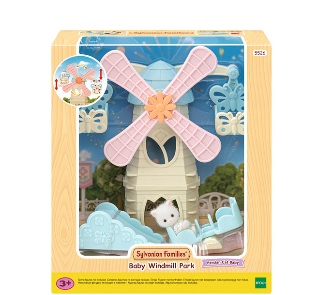 EPOCH Sylvanian Families 森林家族 寶寶風車公園 SY-5526, 混合顏色, 1組