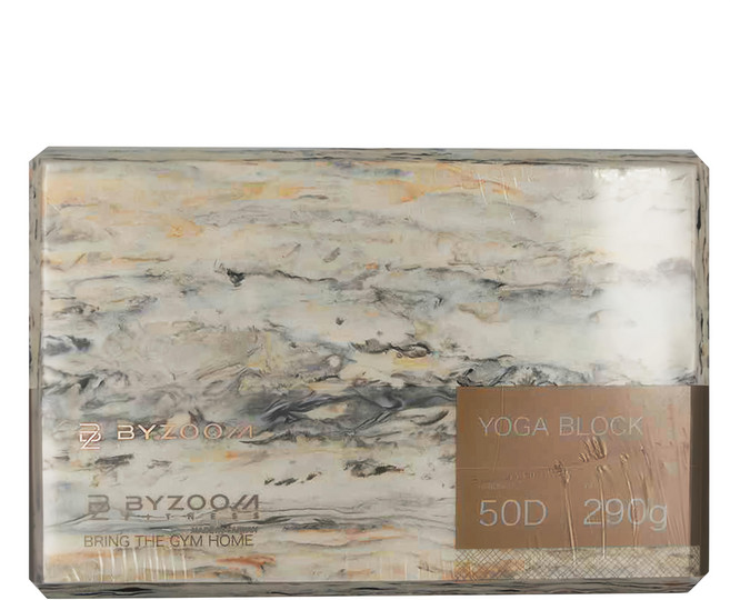 BYZOOM FITNESS 大理石紋瑜珈磚 290g, 1個, 大理石紋