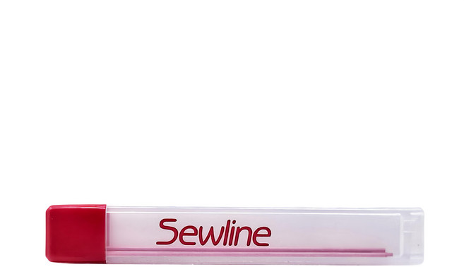 Sewline 蝴蝶牌 Soline 布料書寫專用自動鉛筆筆芯 粉色 4.5g, 0.9mm, 6支