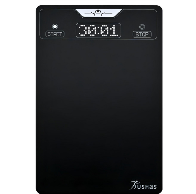 USHaS 瑜癒 CozyRun 超慢跑墊, 跑步機款 黑色, 1個