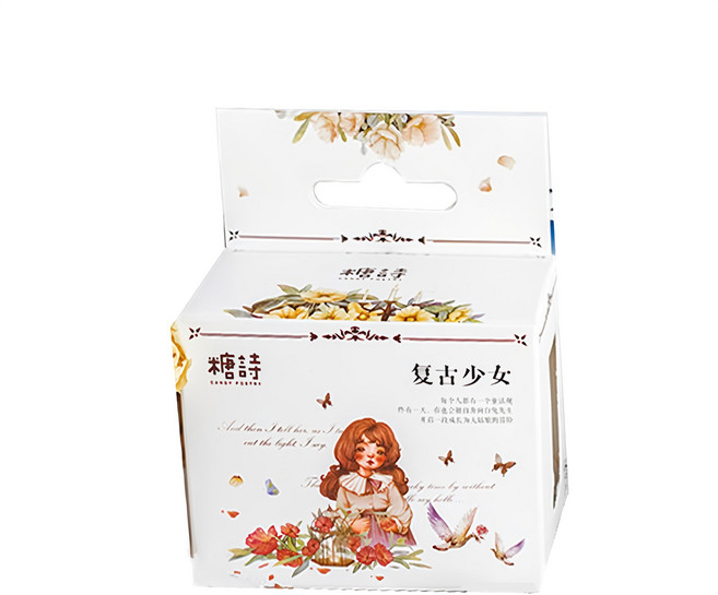 RAYRAYGO 糖詩 和紙膠帶 童話夢少女系列 第一季, 復古少女, 1組