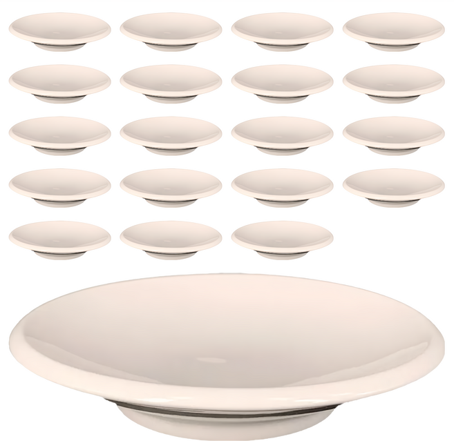 TATUNG 大同磁器 小菜皿20個組 - 精緻瓷器小碟 多用途餐桌擺盤, 白色, 20個