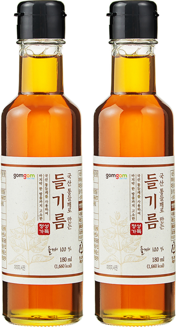 gomgom 紫蘇油 180ml 帶來獨特風味, 2瓶