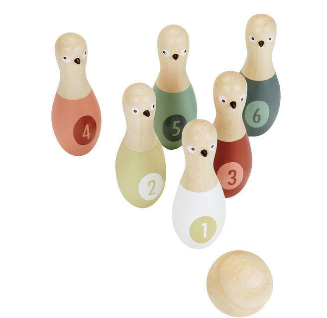 tender leaf 趣味小鳥保齡球, 多色, 1組