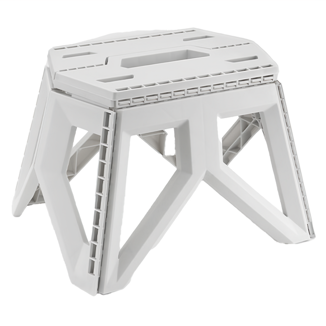 WellHike 玩客 可折疊矮凳, 象牙白, 1個