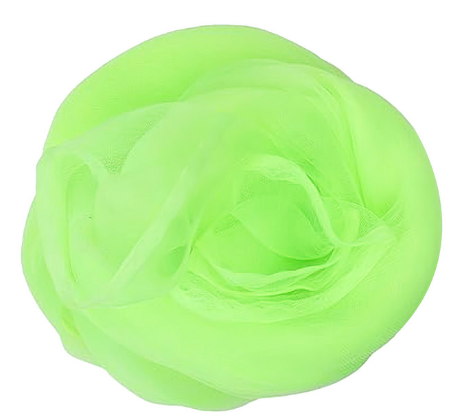 奧福打擊 音樂教具 舞蹈紗巾 雪紡紗巾 律動紗巾 方巾/絲巾 45cm, 螢光綠色, 1條