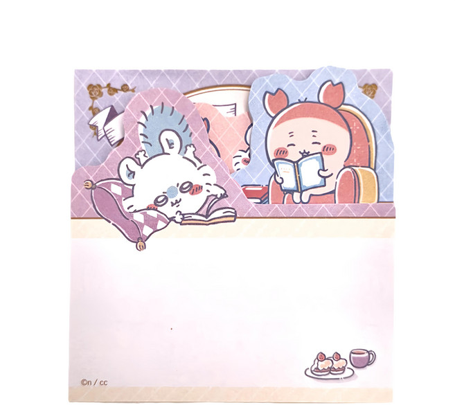 sun-star 吉伊卡哇 午茶趣造型便利貼, 紫色午後, 40張, 1個