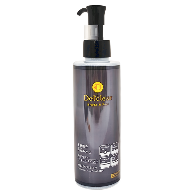 MEISHOKU 明色 Detclear 煥膚角質凝露 黑炭深層 180ml, 1瓶