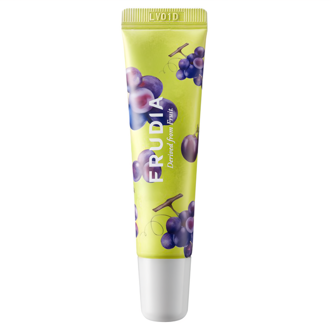 FRUDIA 台灣公司貨 確認過嘴唇 親唇精華 含葡萄果汁、蜂王乳、水果籽油, 蜂蜜葡萄, 10g, 10ml, 1條