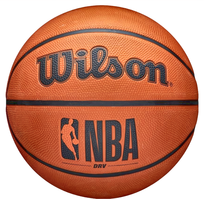 Wilson NBA DRV系列 橡膠籃球 530-550g, WTB9300XB06, 1個