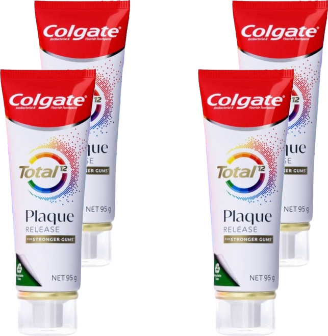 Colgate 高露潔 全效抗牙菌斑清恬薄荷牙膏, 95g, 4條