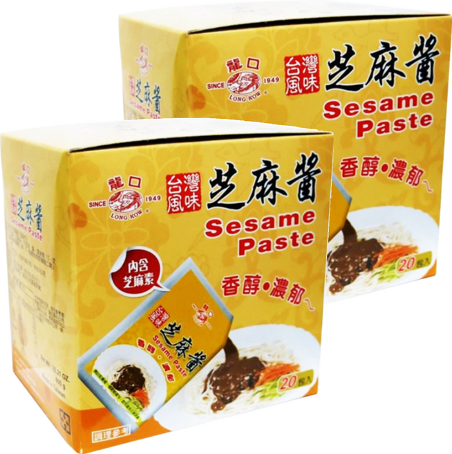 龍口 芝麻醬 20包, 800g, 2盒