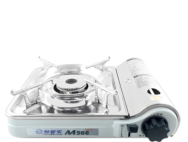 HouseKeeper 妙管家 雙焰不鏽鋼 輕巧瓦斯爐, 1個